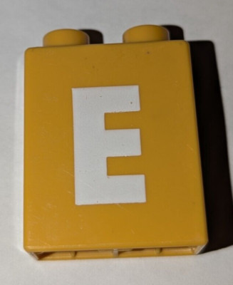 Word World Mega Bloks PBS Kids House Replacement Alphabet Letter E / U Block
