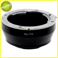 Adapter per obiettivi Sigma SA su fotocamera mirrorless Fuji X Anello Adattatore