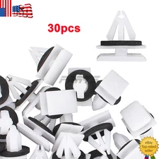 30x For Ford F150 Mustang Edge Side Skirt Sill Rocker Panel Moulding Clips Rivet