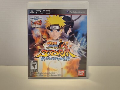 Naruto Shippuden Ultimate Ninja Storm Generations (Sony PlayStation 3) W/ Manual