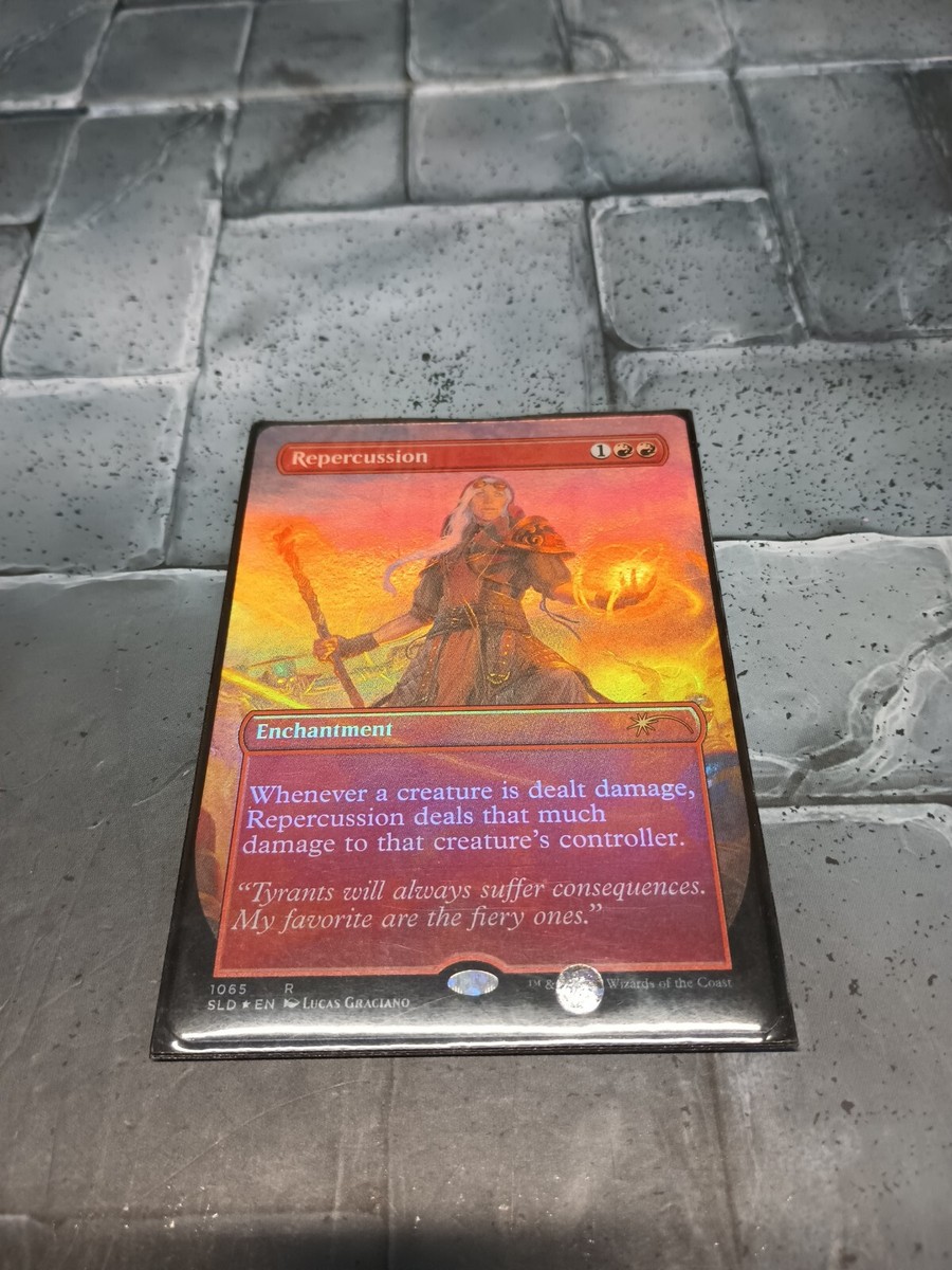 MTG Repercussion (#1065) Borderless *Foil* - NM - SLD In Memoriam