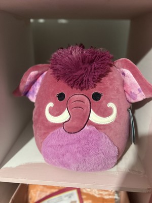 Squishmallows 10'' Magdalena The Magenta Woolly Mammoth - Squishy Stuffed Toy
