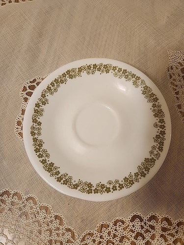 Corelle Green Spring Blossom Saucer Plates 10 Plates Corning - Picture 12 of 22