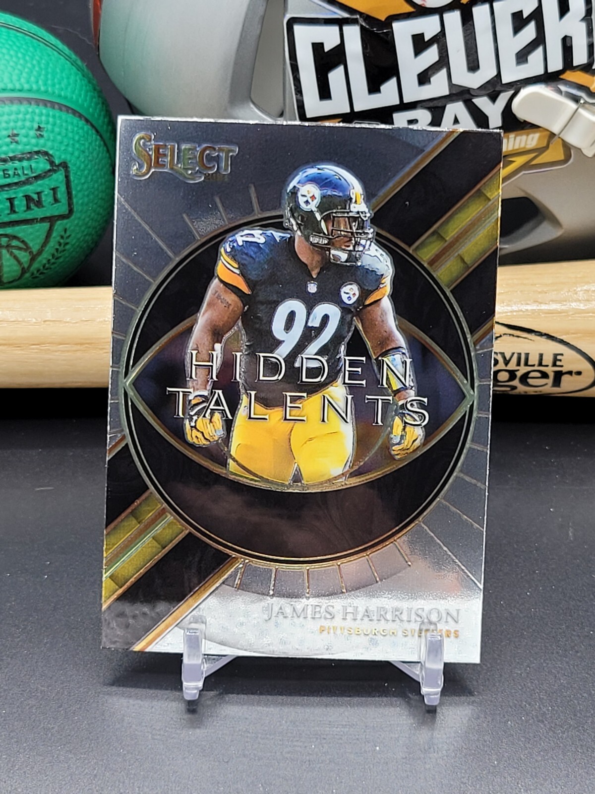 2021 Panini Select Hidden Talents Silver Prizm James Harrison Card #HT-23 (CH)