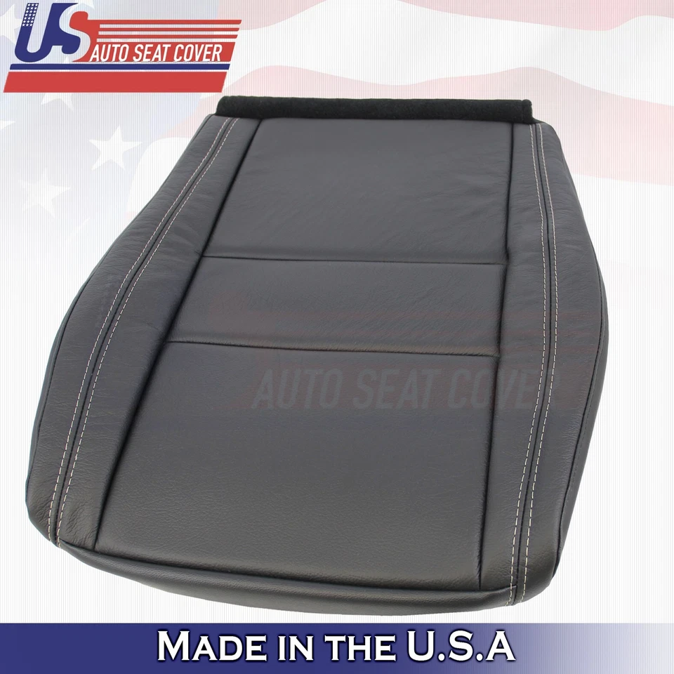 Jeep Grand Cherokee Limited 2019 2020 cubiertas superiores e inferiores de cuero negras Foto 4 de 4