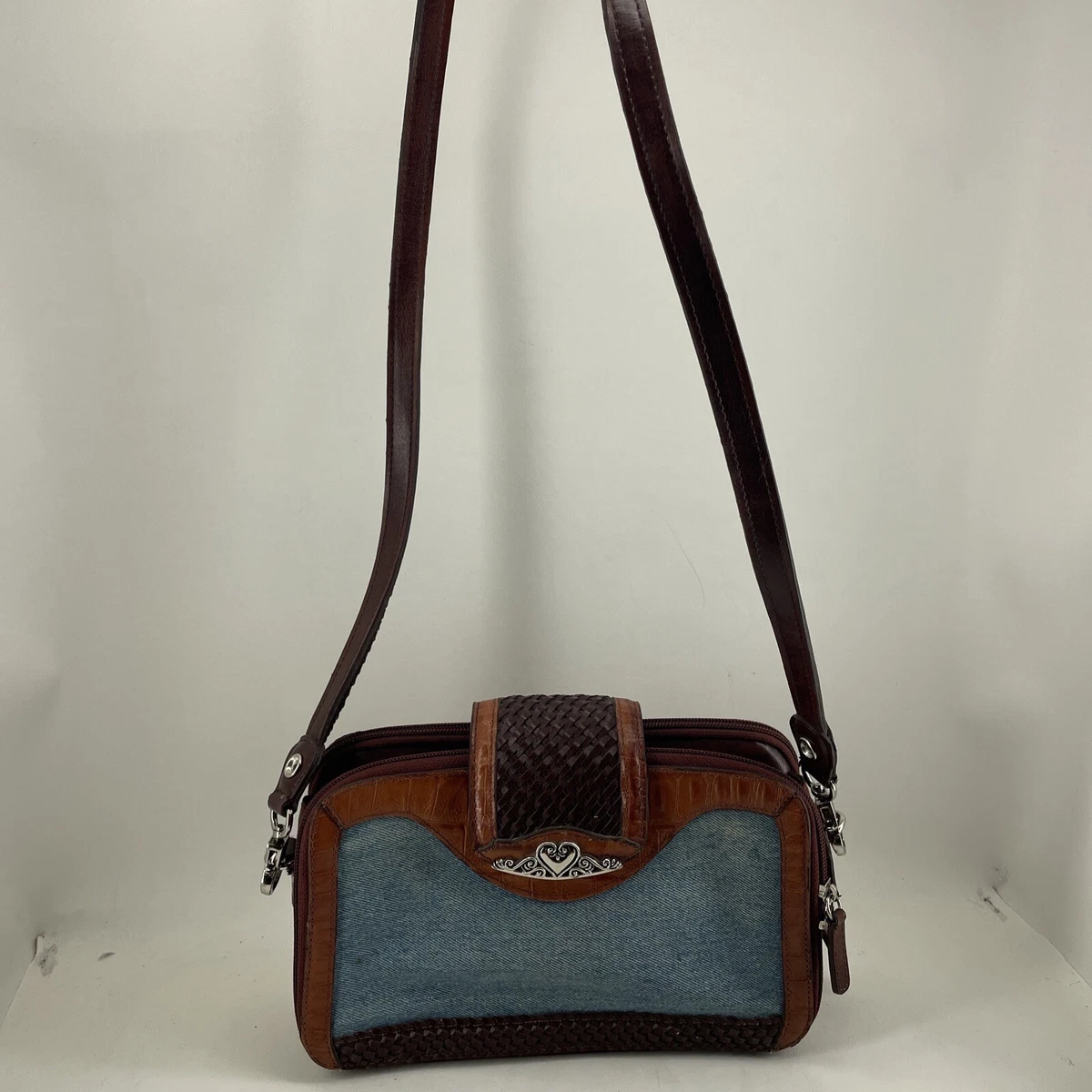 Mc leather best sale purse