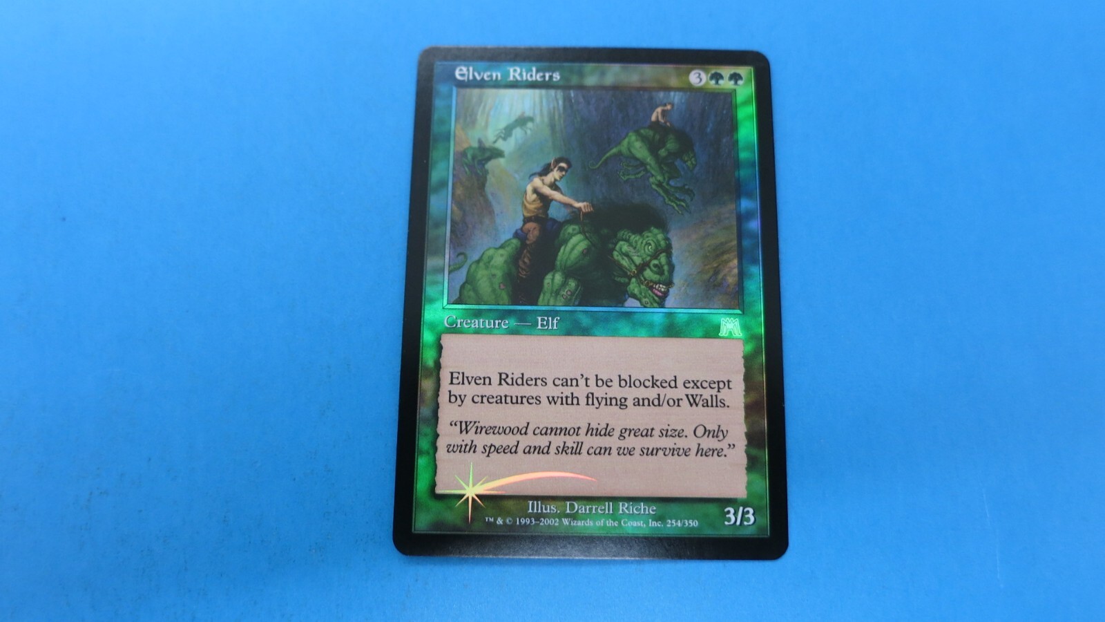FOIL  ELVEN RIDERS  CREATURE ELF   ONSLAUGHT  MTG MAGIC GATHERING  NM / UNPLAYED