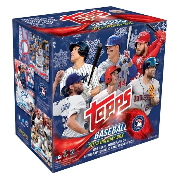 2018 Topps Holiday Baseball Mega Box Factory Sealed Unopened 
