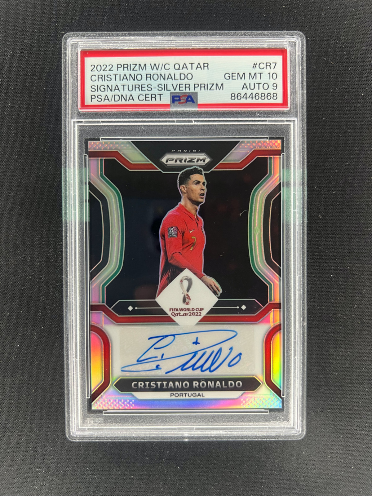 2022 PANINI CRISTIANO RONALDO PSA10