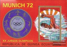 Guinée équatoriale Bloc 17 (complète edition) oblitéré 1972 Jeux Olympiques Été