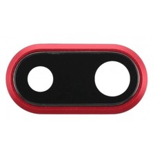 For Apple iPhone 8 Plus Replacement Rear Camera Lens With Bezel (Red) UK