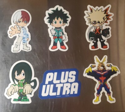 My Hero Academia Eiscreme-Sticker-Set – 12,7 X 17,8 Cm, Bunte Aufkleber Für Laptop, Flasche & Mehr