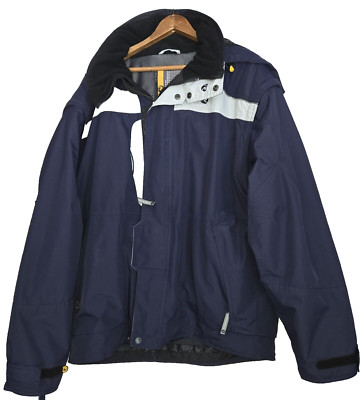 ROSSIGNOL TEAM HOODED SKI  SNOWBOARD JACKET W/ REMOVABLE SLEEVES (XL)