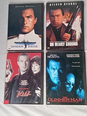 Steven Seagal DVD Lot Under Siege Hard to Kill On Deadly