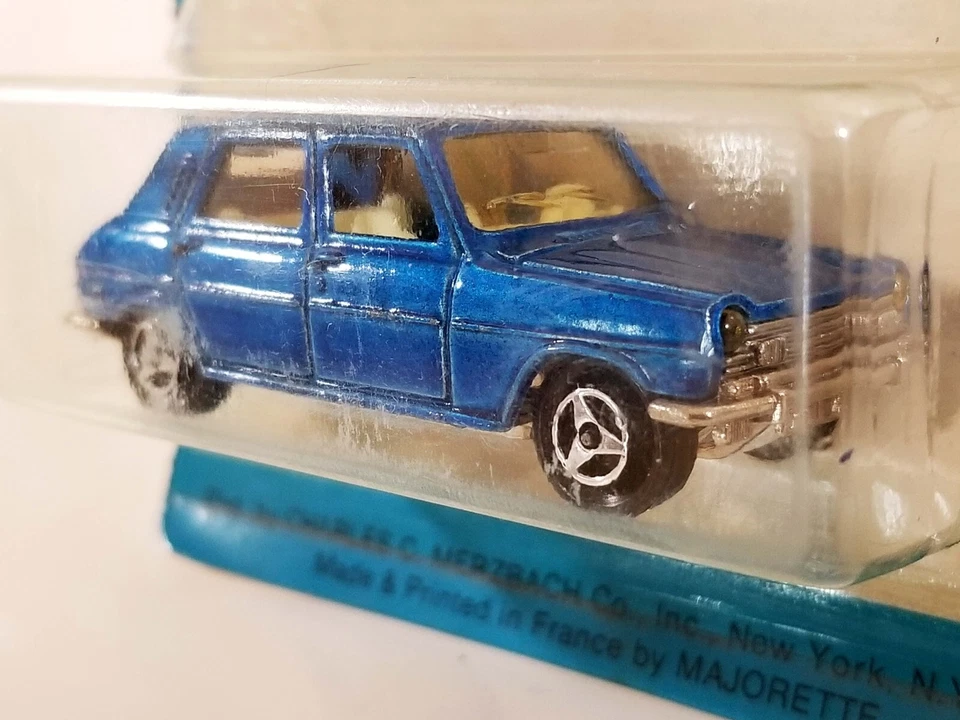 Majorette Super Singles Simca 1100 TI / #234 Blue Opening Hatch / Made in France - Image 4 of 4