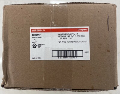 Wiremold Walker 880MP PVC Floor Box Modulink Rectangular NEW in Box | eBay