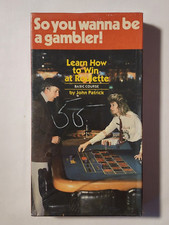 SEALED JOHN PATICK SO YOU WANNA BE A GAMBLER ROULETTE COURSE BETA BETAMAX TAPE