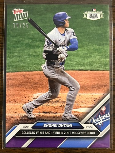 2024 Topps Now #1 Shohei Ohtani Dodgers