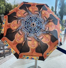 LIsa Rivers Gullah Culture Art Umbrella 36 Spring Open Beautiful Colors