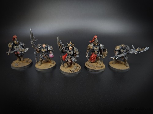 Warhammer 40k Adeptus Custodes Custodian Squad x5 #1 Pintado R3S1B2463 - Imagen 3 de 14