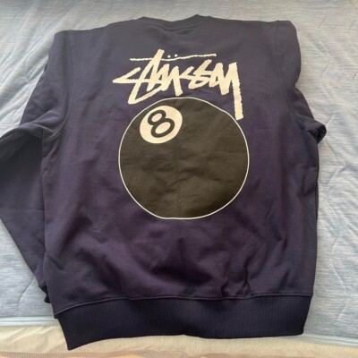 [ちはる ] Stüssy - Billiard Sweater Shop Stussy Billiard Sweater Blue at itk online store