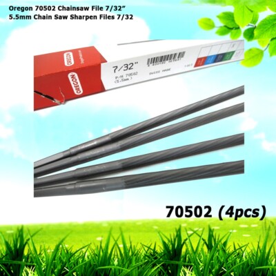 4  Oregon 70502 Chainsaw File 7/32'' or 5.5mm Chain Saw Sharpen Files 7/32