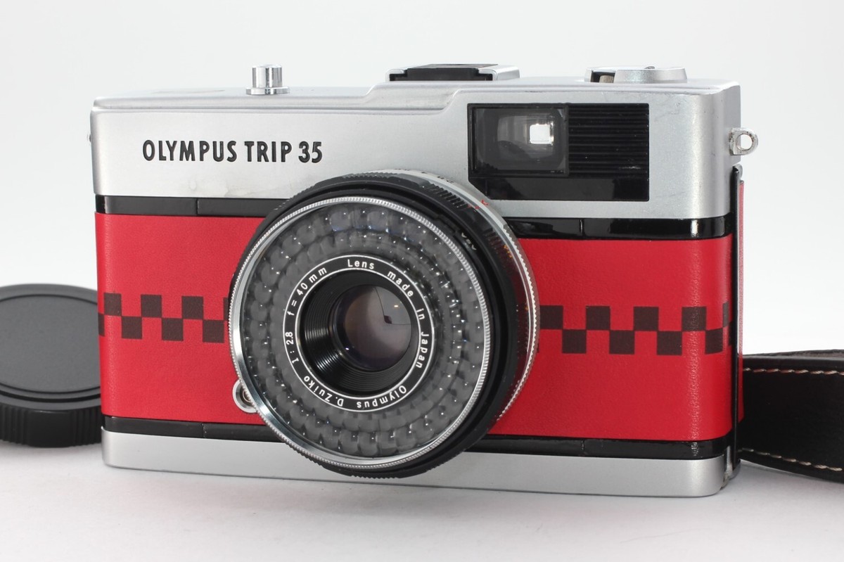 Olympus TRIP 35 Red [CLA'd/Near MINT] Film Camera Point