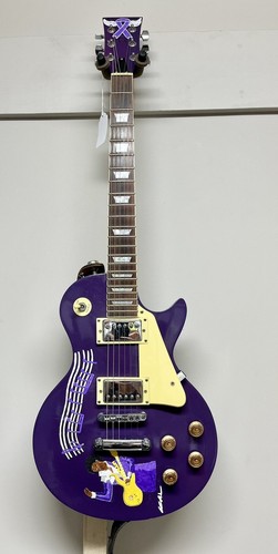 Custom Made Electric Guitar - Purple - Prince themed - No Case - Picture 2 of 14