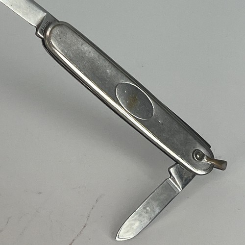 Vintage Anvil Stainless Pocket Pen Knife Made in USA ENGRAVABLE BLANK - Picture 3 of 8