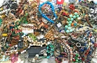 17 Lbs+ HUGE Vtg Costume to Fashion Jewelry lot Necklace Bead Chain UNSORTED