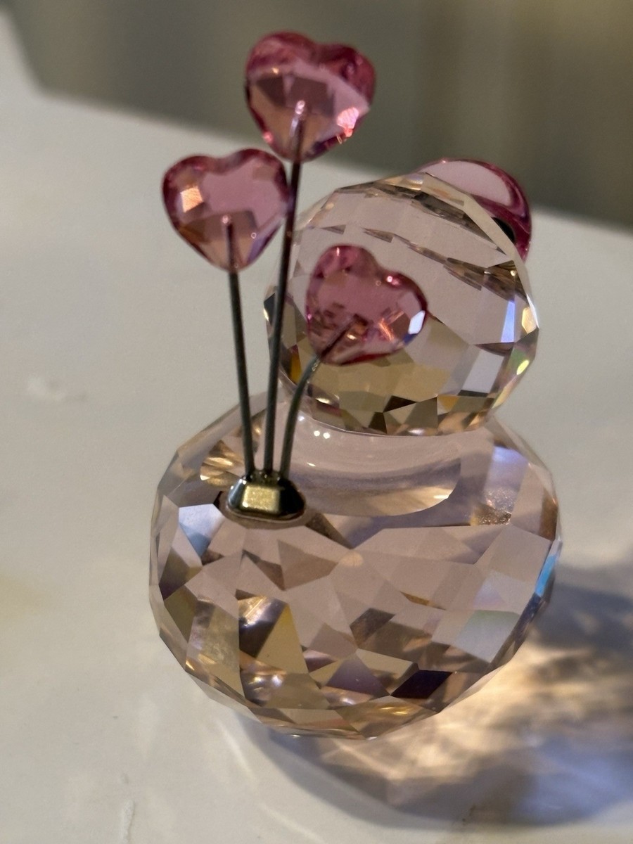 Swarovski Crystal 1143438 Lovlots Happy Duck Sweetheart In Box