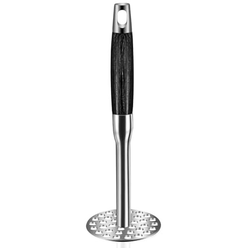 Presse-purée en inox 316 premium avec long manche ergonomique