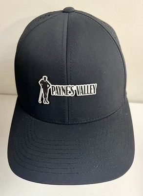 Branded Bills Payne s Valley Golf Hat - Adjustable Black Golf Hat Cap Flex Fit