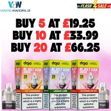 Vaporesso Dojo Blast 10k Prefilled Pods 2ML 20mg Nic Salt - Free Fast Dispatch