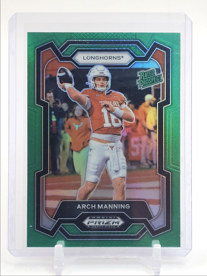 ARCH MANNING 2024 PANINI PRIZM DRAFT RATED PROSPECT GREEN Q5698