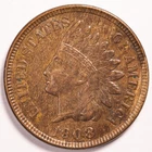 1908 Indian Head Penny Cent Extremely Fine (XF)