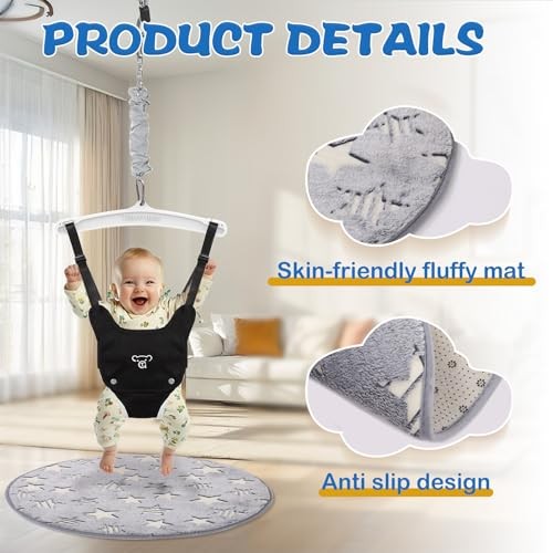 Baby Jumper with a Ceiling Hook for Infant Toddlers with