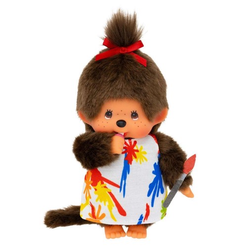 Monchhichi Plüschfigur Painting Girl 20cm - 203833 - Bild 3 von 3