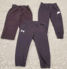 Boys Size 4 Sweatpants Lot 3 Under Armour, Nike, Jumping Beans