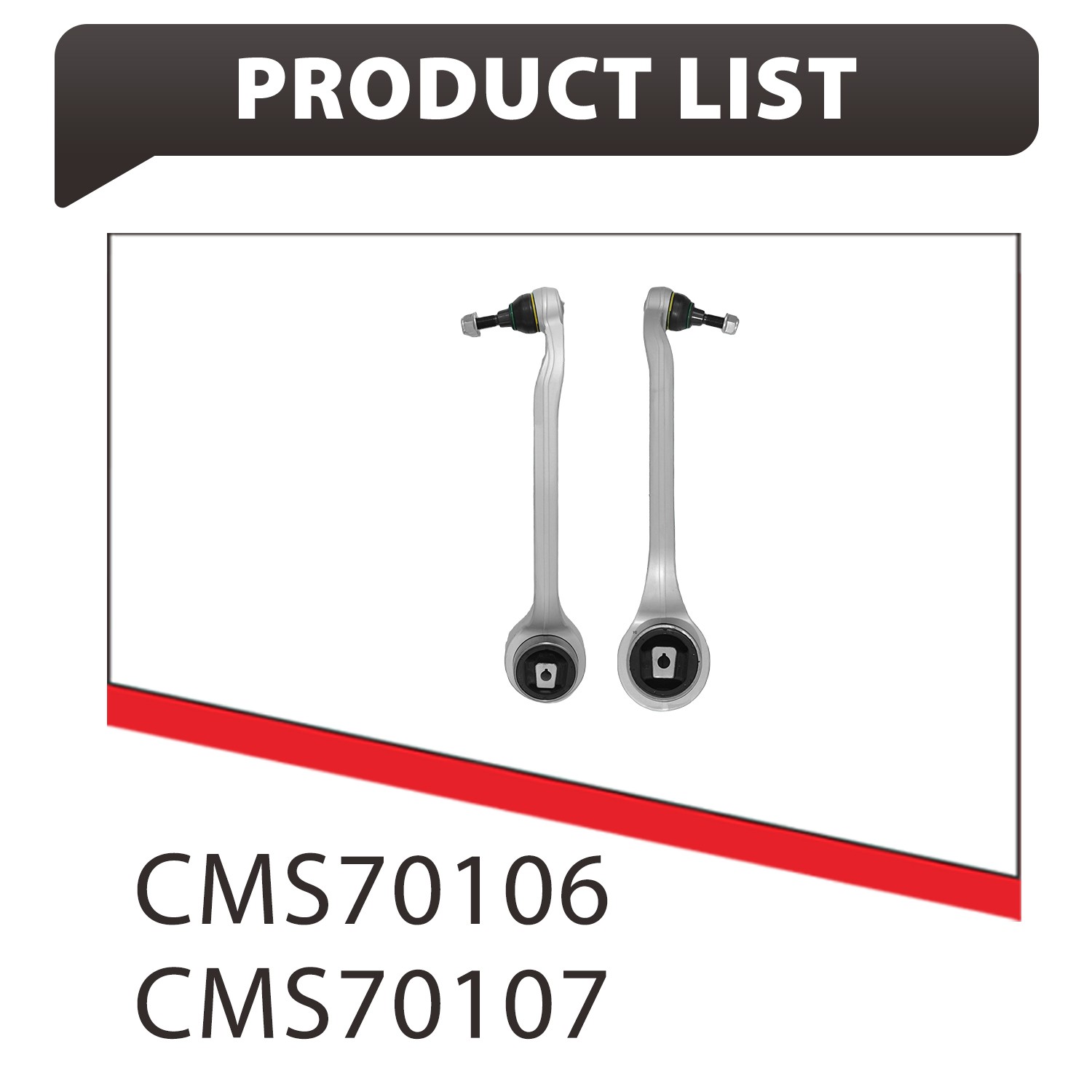 Bentley Continental GT 2004-2018 Front Lower Control arms 2 pcs