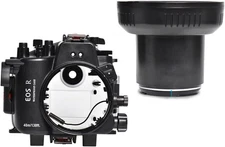 SeaFrogs Waterproof Housing [40M/130FT] for Canon EOS R3 + WA005F Dome Port