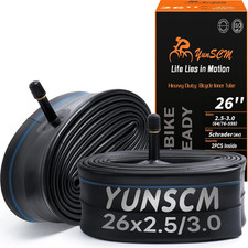 2-PCS 26X3.0 Heavy Duty E-Bike Tubes 26X2.50 26X3.0 Av32Mm ETRTO 64/76-559 Inner