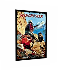 Winchester Rifles Guns Firearms Big Game Ammunition Sign Sticker 4 SIZES