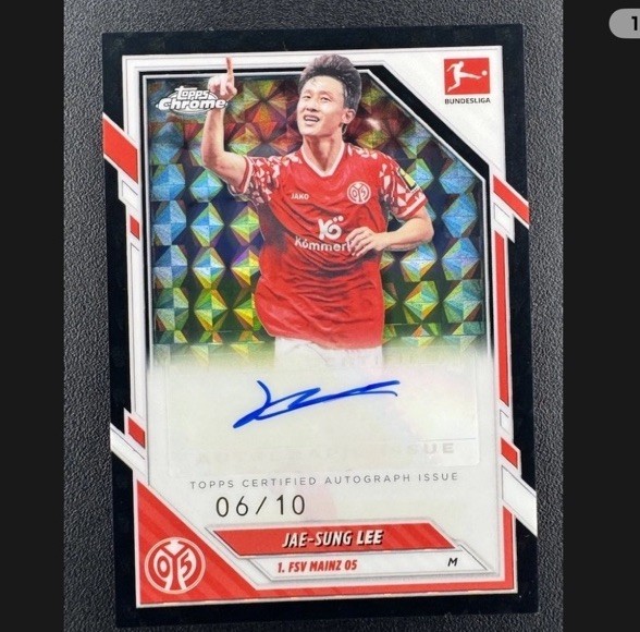 2026 Jae Sung Lee /10 Auto & Josip Juranovic /10 Auto Topps Chrome Bundesliga