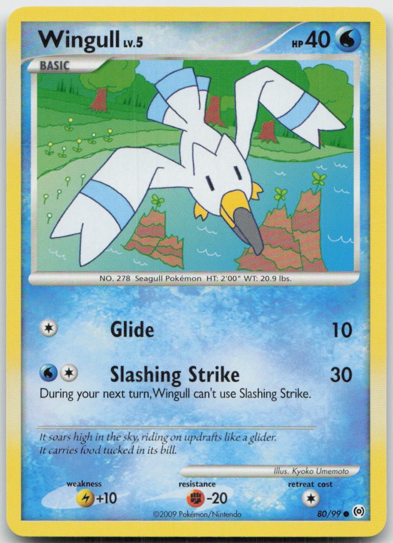 Wingull 80/99 Common Arceus Pokemon MP