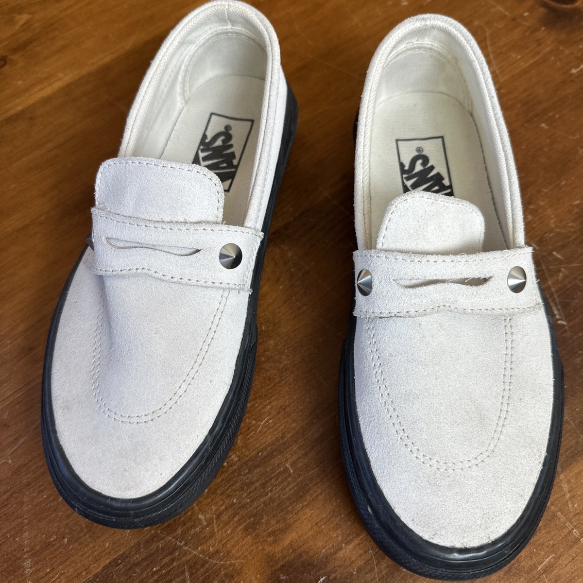 Vans Style 53 Slip-On Suede Loafer Sneaker Shoe Size 6 Retro