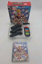 PS3 Buzz Quiz TV (Sony PlayStation 3, 2008) w/4 Wireless Buzzers and Dongle CIB