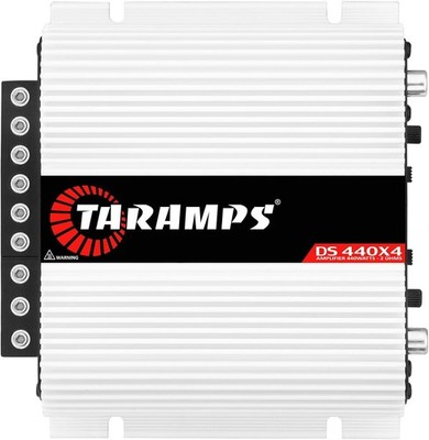 Versatile 4 Channel 440W RMS Amplifier with High-Level Input - Car Audio Upgrade
