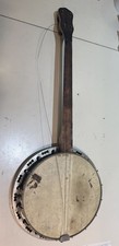 Vintage 4 String Banjo. Birdseye Maple Back