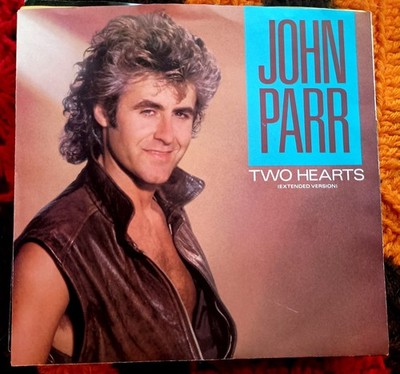 John Parr, Two Hearts ~ NM 1986 Atlantic 45 +PS